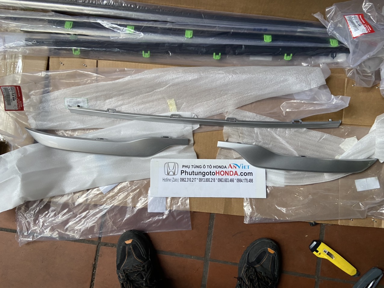 Ốp ba đờ sốc sau xe Honda CRV 2021-2023